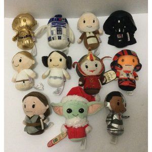 Hallmark Star Wars Itty Bittys Lot Of 11 Darth Vader Luke R2D2 C-3PO Obi Wan